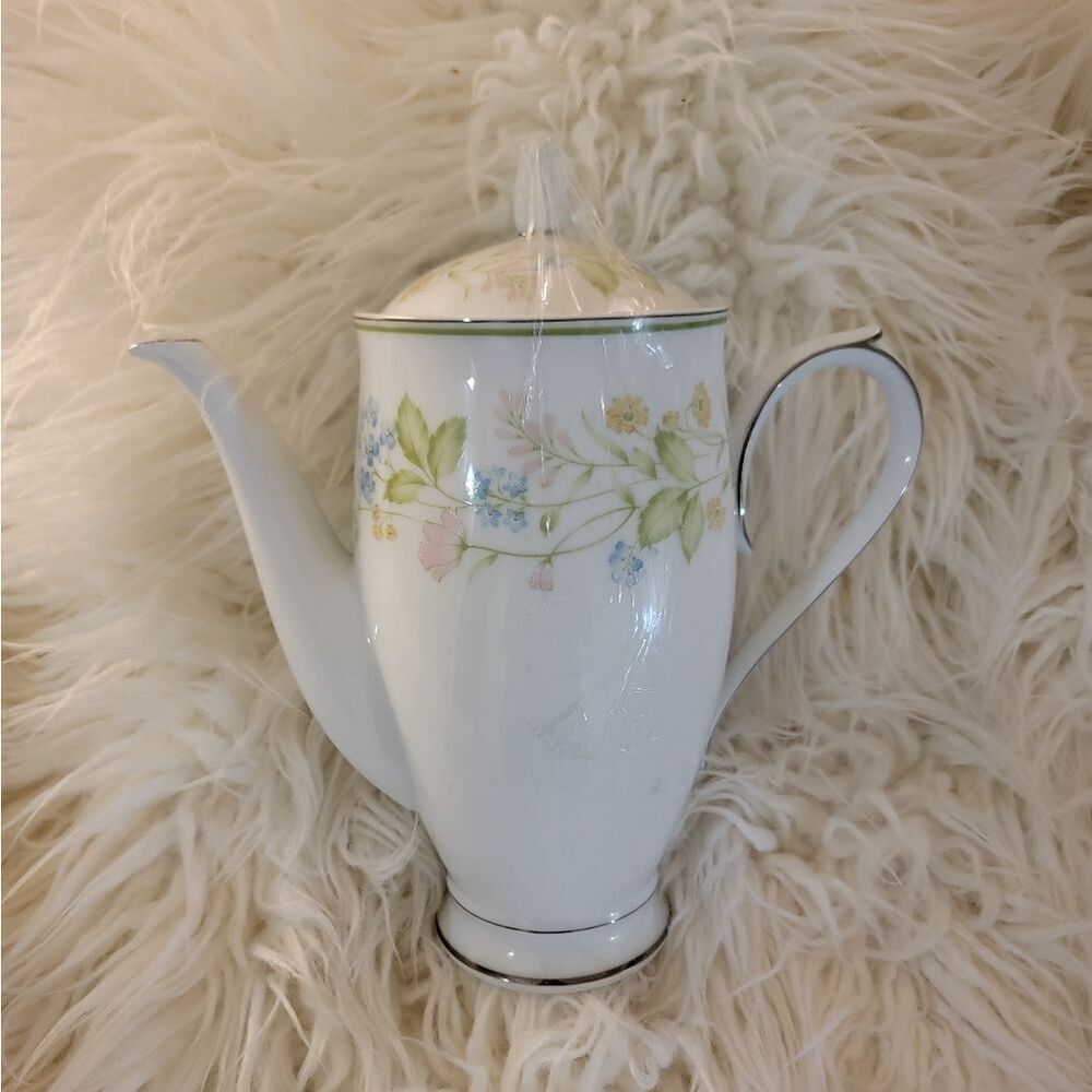 🆕️🫖Vintage Noritake Fine China Essence Coffee Pot With Lid #2606